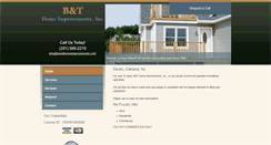 Desktop Screenshot of bandthomeimprovements.com